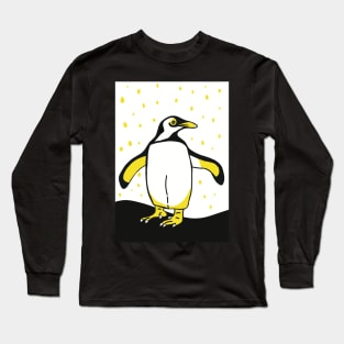 Penguin high contrast for baby nursary Long Sleeve T-Shirt